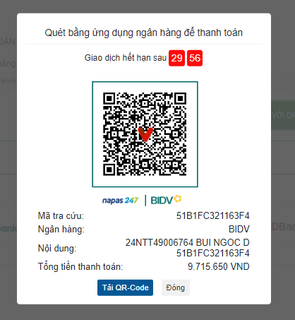 QR CODE_BIDV