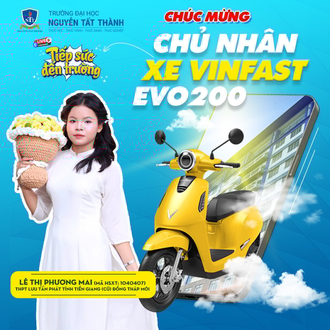 KẾT QUẢ LIVESTREAM LẦN 10 NTTU TIẾP SỨC ĐẾN TRƯỜNG – “CHỐT ĐƠN NTTU, RINH QUÀ CỰC ĐỈNH”