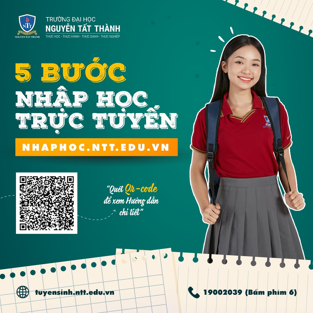 HƯỚNG DẪN THÍ SINH TRÚNG TUYỂN LÀM THỦ TỤC NHẬP HỌC TRỰC TUYẾN – NĂM 2025