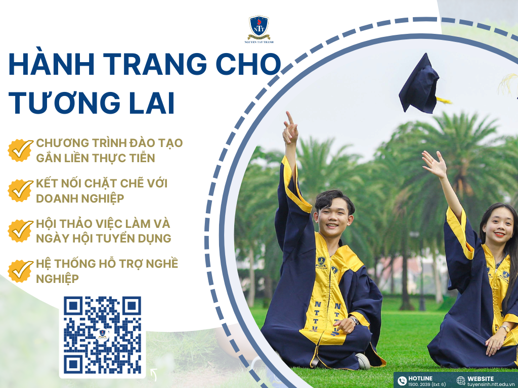 NTTU – Nơi khởi đầu cho hành trình nghề nghiệp vững chắc của bạn!