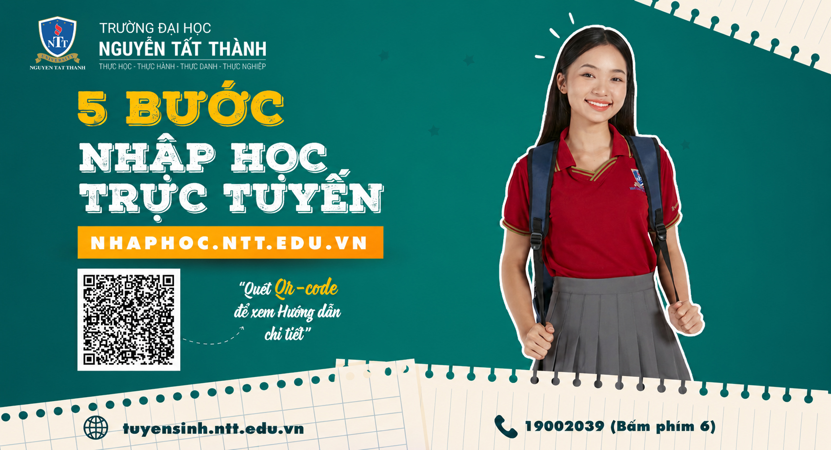 HƯỚNG DẪN THÍ SINH TRÚNG TUYỂN LÀM THỦ TỤC NHẬP HỌC TRỰC TUYẾN – NĂM 2026