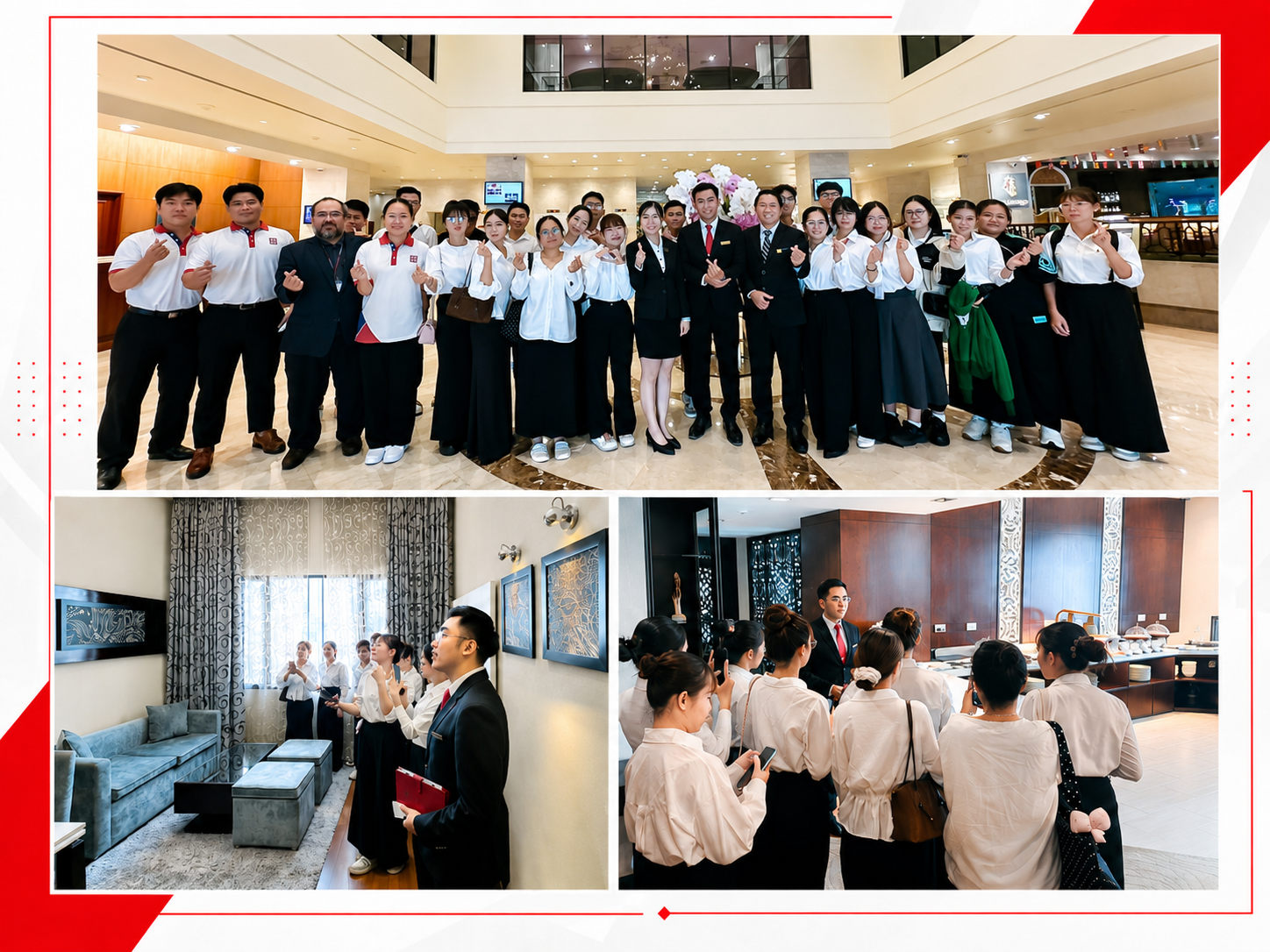 Sinh viên ngành Quản trị Khách sạn NIIE tham quan thực tế tại Khách sạn Saigon Prince