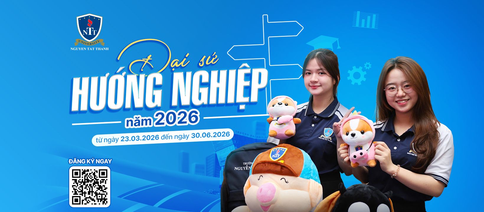 Banner đầu trang chủ đại sứ hướng nghiệp