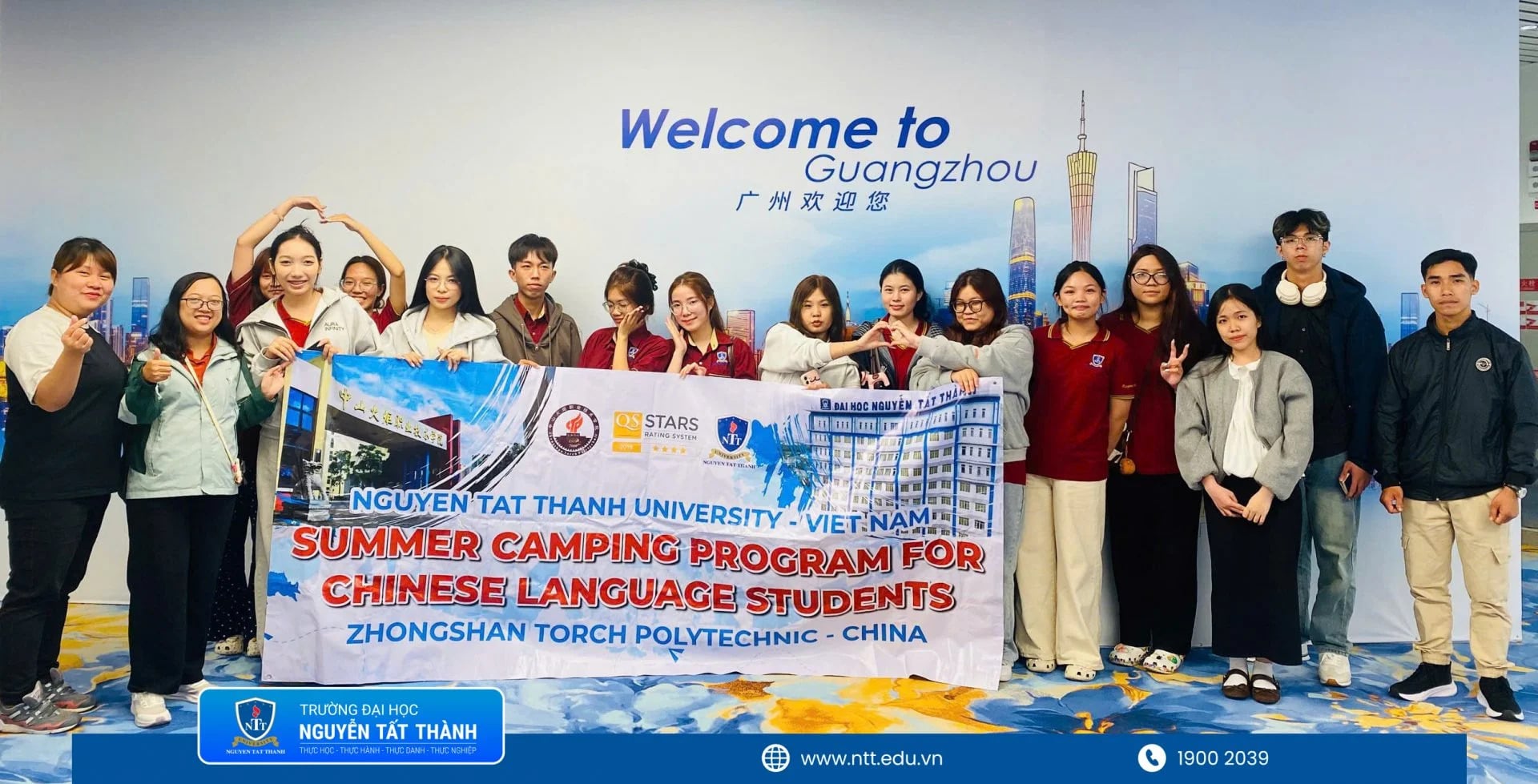 Sinh viên Ngôn ngữ Trung Quốc NTTU “xuất ngoại”, mở rộng trải nghiệm học tập tại Quảng Đông