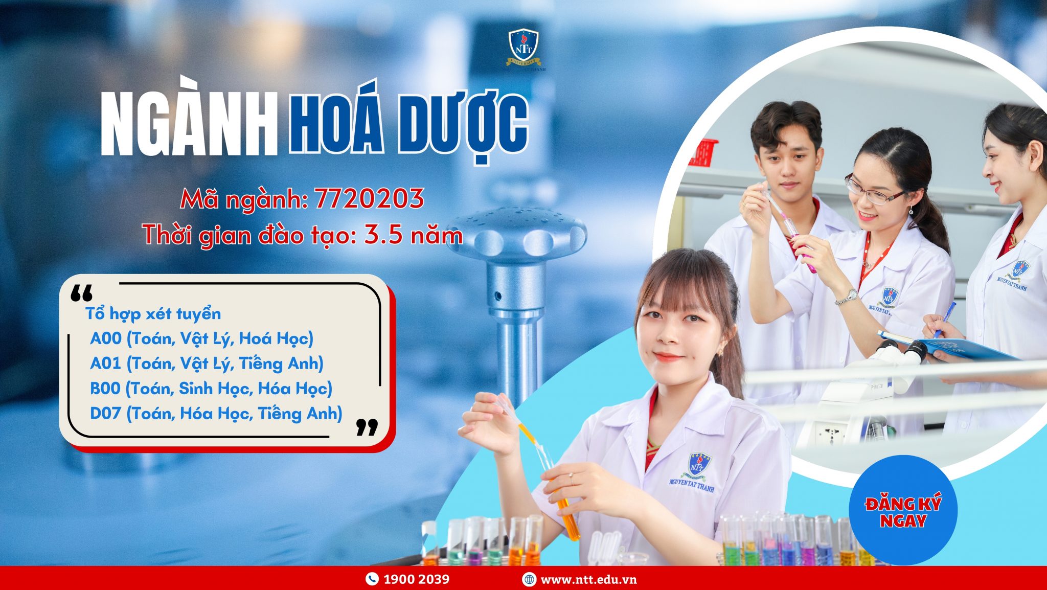 Những điểm cộng khi bạn theo học ngành Hoá dược tại NTTU