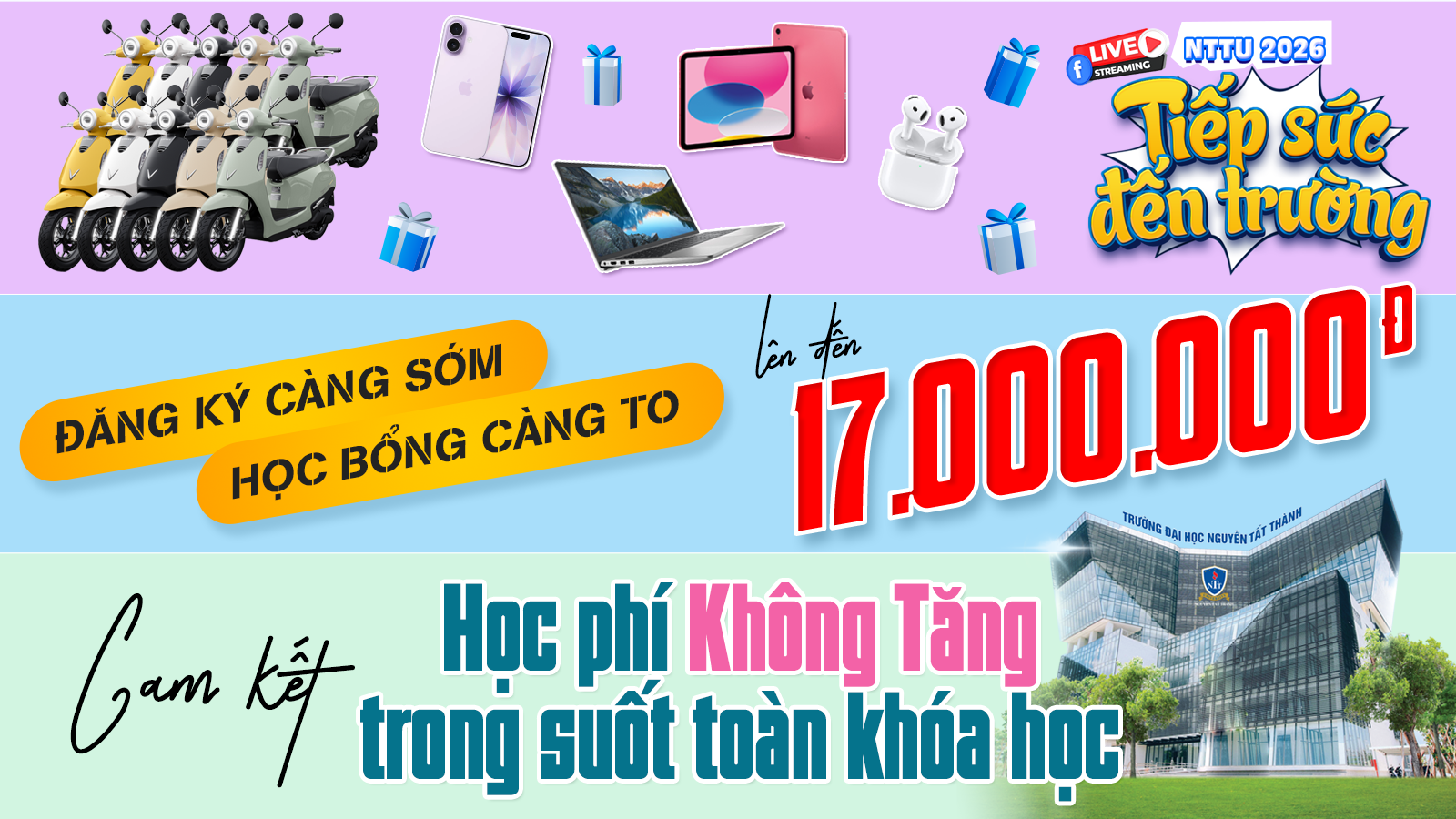 học bổng NTTU 2026