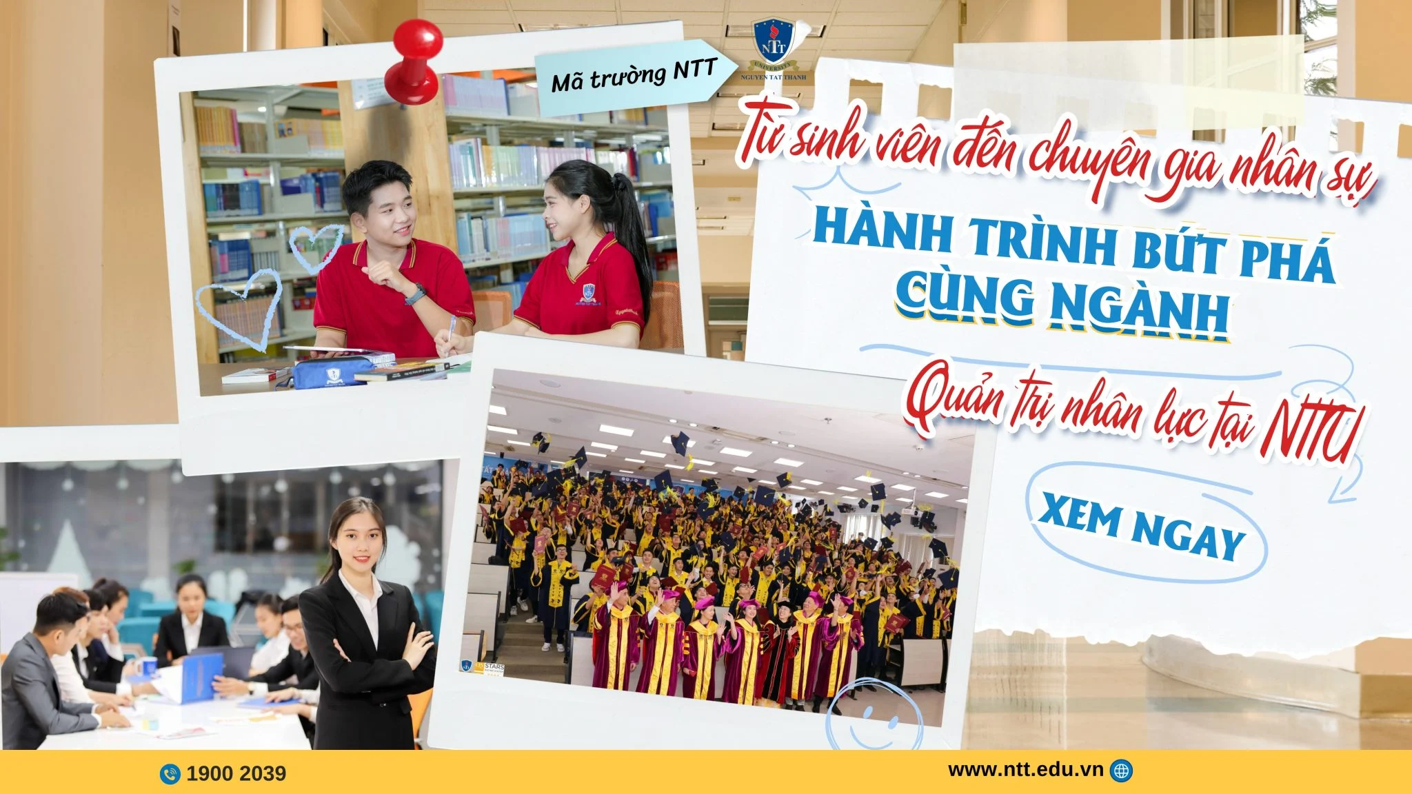 Từ sinh viên đến chuyên gia nhân sự – Hành trình bứt phá cùng ngành Quản trị nhân lực tại NTTU