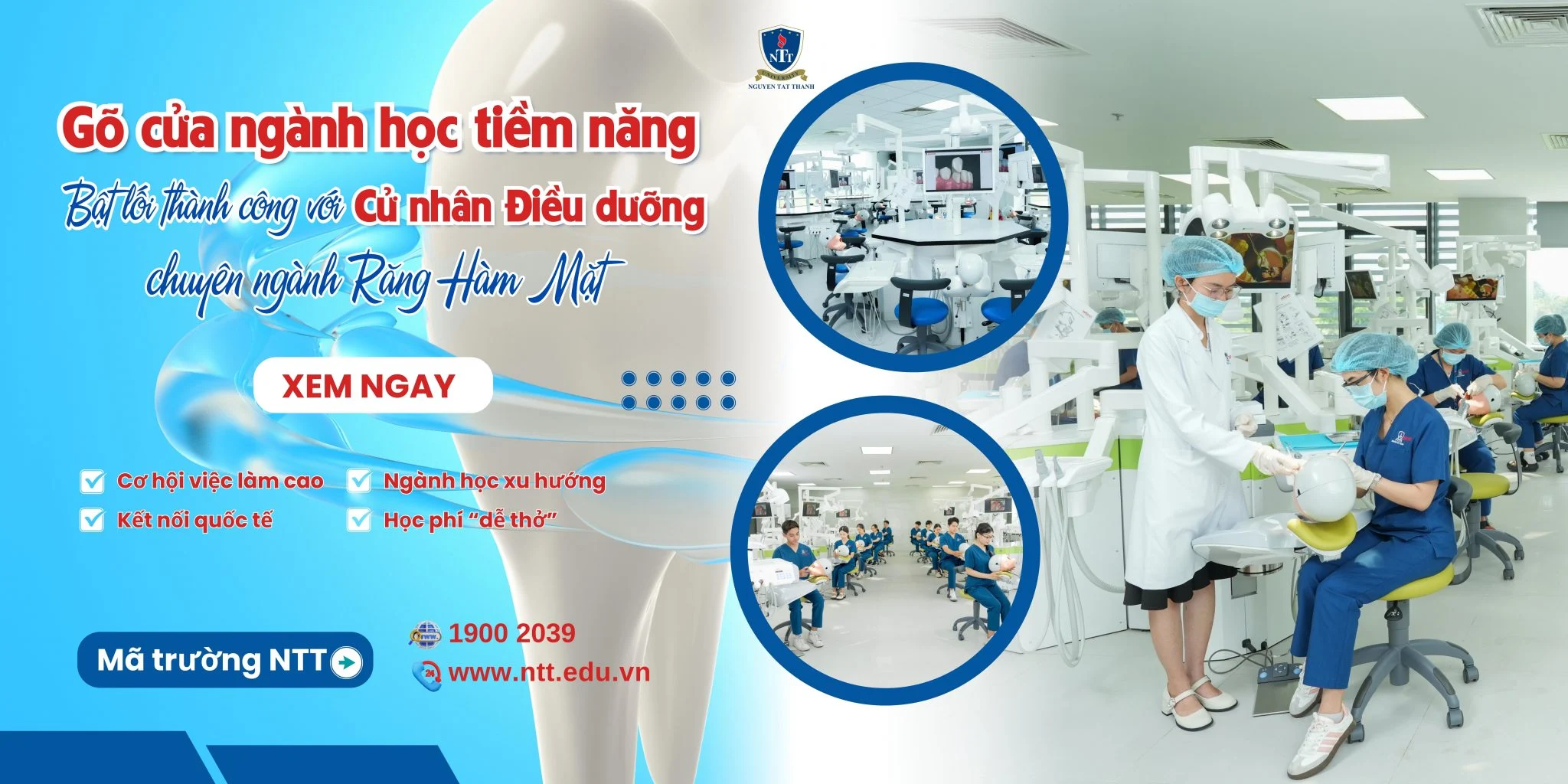 Gõ cửa ngành học tiềm năng: Bật lối thành công với Cử nhân Điều dưỡng chuyên ngành Răng Hàm Mặt