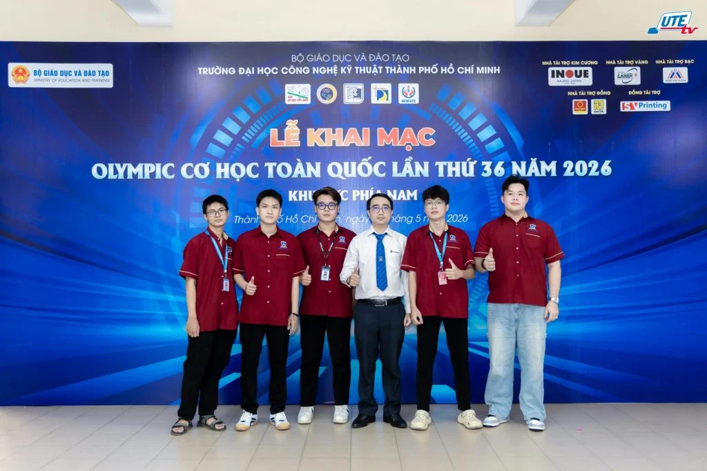 Sinh viên khoa Kỹ thuật – Công nghệ NTTU đạt giải Ba Olympic Cơ học toàn quốc 2026