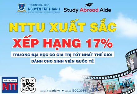 NTTU xuất sắc vào Top 17% Đại học có giá trị tốt nhất thế giới năm 2026 dành cho sinh viên quốc tế