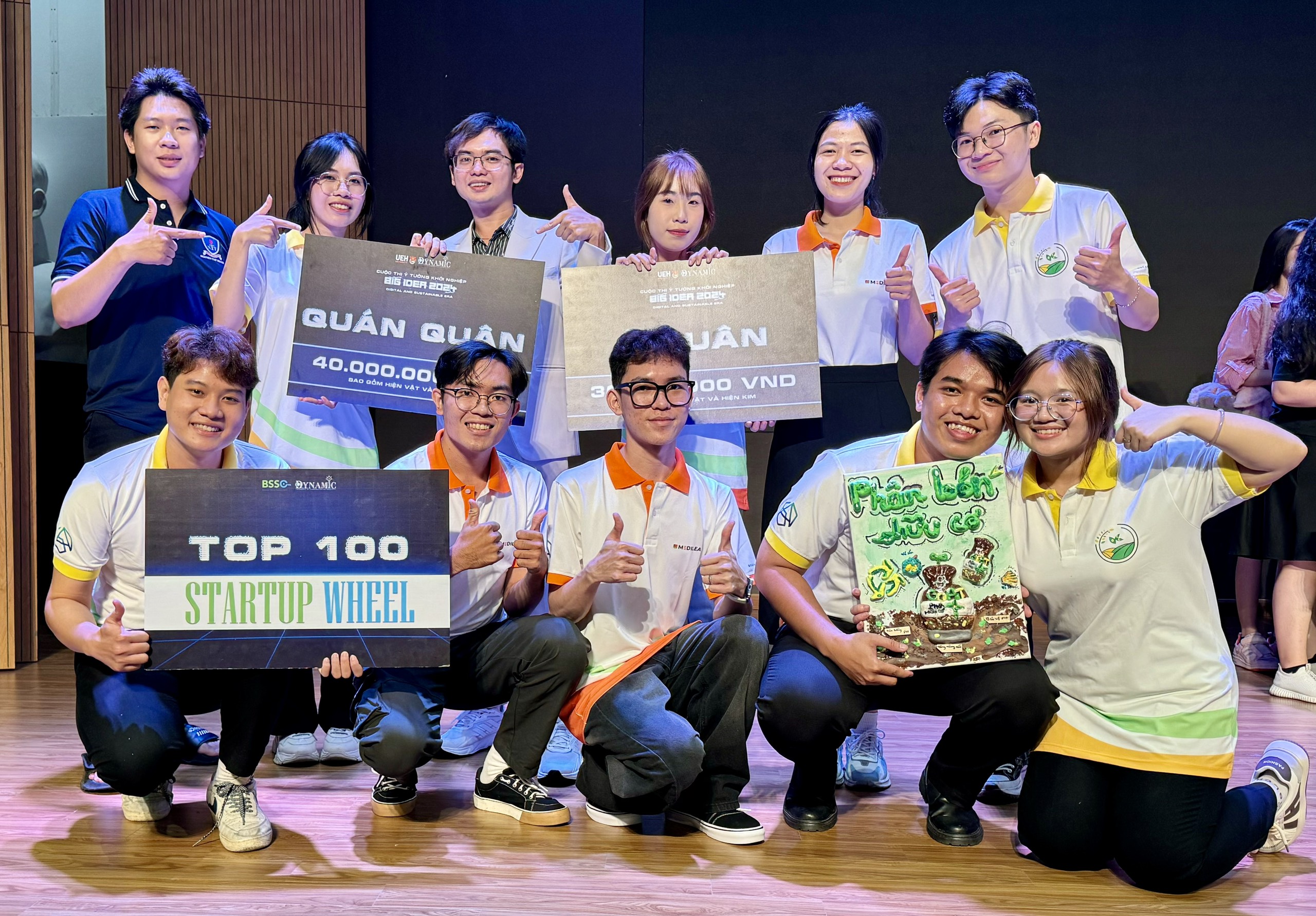 Sinh viên trường  Đại học Nguyễn Tất Thành xuất sắc đã vượt qua 100 đội thi giành được 2 giải thưởng cao nhất của Cuộc thi Sinh viên Khởi nghiệp Big Idea 2024