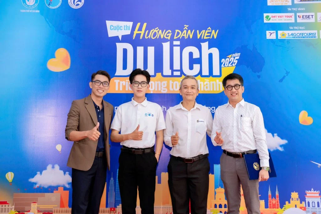 Sinh viên ngành Du lịch NTTU toả sáng tại cuộc thi Hướng dẫn viên du lịch triển vọng toàn thành năm 2025