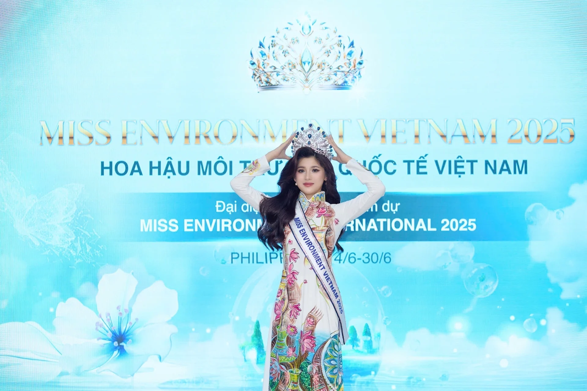Nữ sinh viên Trường Đại học Nguyễn Tất Thành thi Hoa hậu Môi trường quốc tế