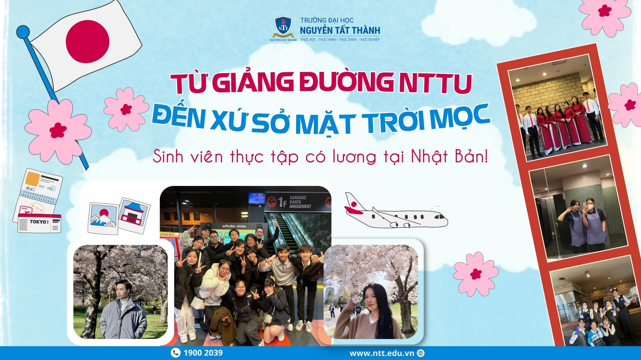Từ giảng đường NTTU đến Nhật Bản: Sinh viên NTTU “xuất ngoại” thực tập có lương tại xứ Phù tang