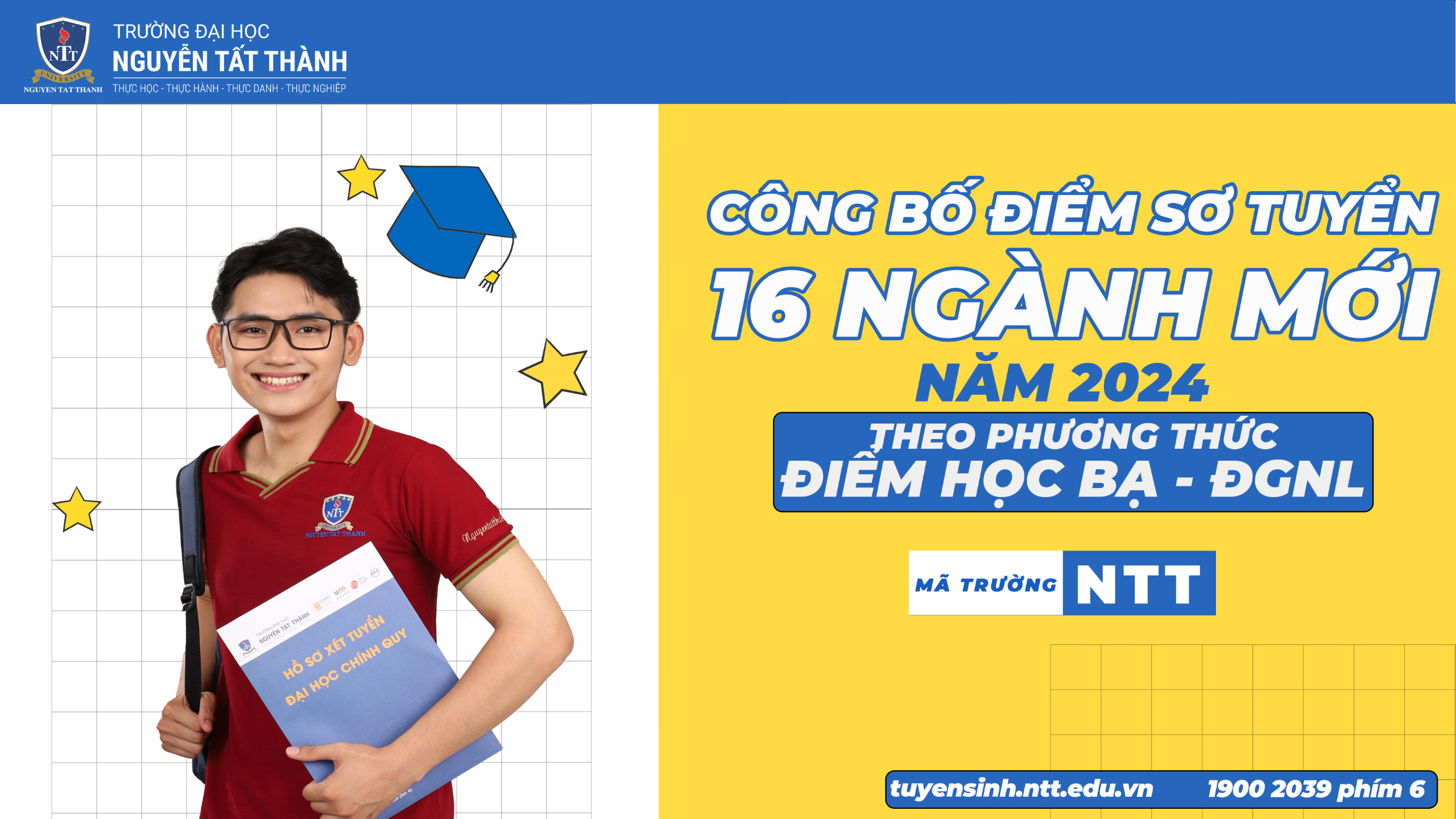 Mức điểm sơ tuyển Đại học chính quy các ngành mới - Năm 2024